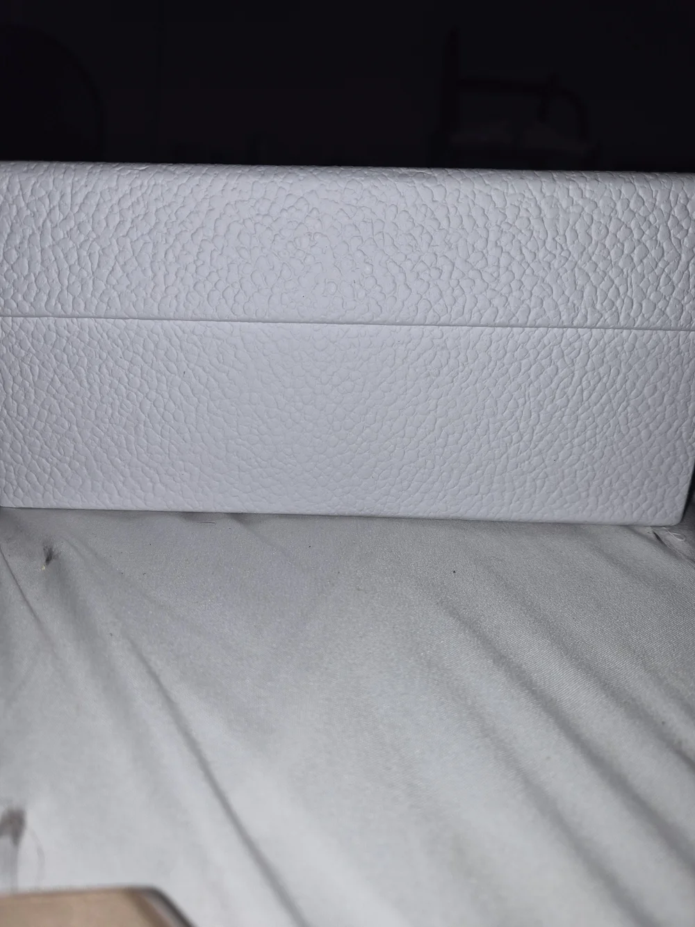 DIOR White Pebbled Gift Box 9 x 9 x 4 W Ribbon + Tissue